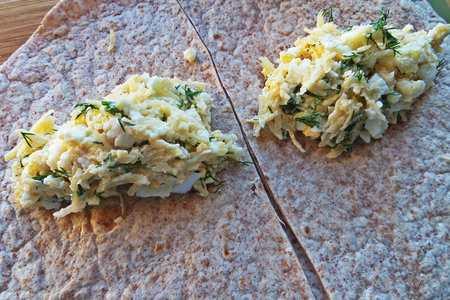 Сырный салат в кулёчках: шаг 5