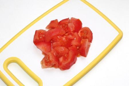 Теплый салат из кабачка с помидорами: шаг 3
