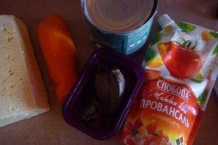Салат с морковью "сердешный": шаг 1
