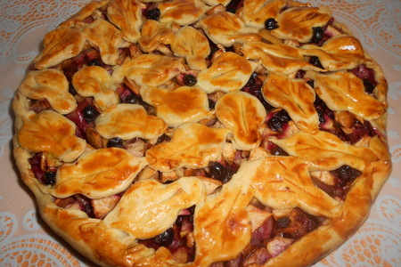 Пирог "яблочно -смородиновый аромат": шаг 8