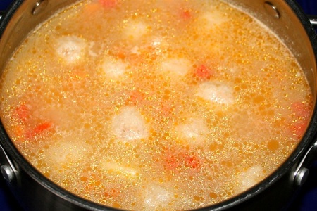 Суп с рыбными фрикадельками: шаг 9