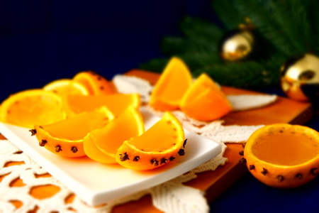 Апельсиновое желе "новогоднее": шаг 6