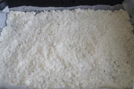 Расплющенный торт из риса с мясной начинкой: шаг 7