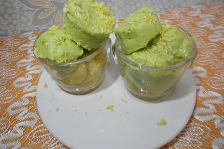 Мороженое из авокадо с жареными бананами: шаг 8