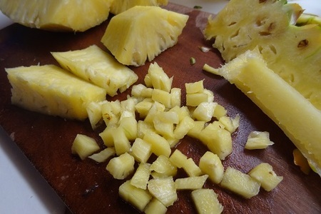 Тунец на гриле, под чесночно - ананасовым соусом: шаг 4