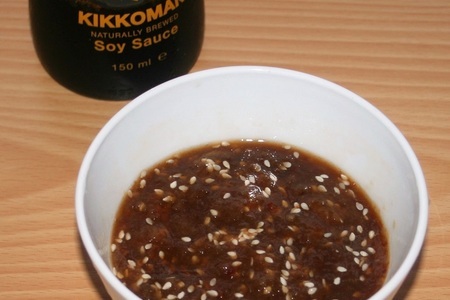 Камбала жареная по-корейски с рисом и овощами на гарнир: шаг 6