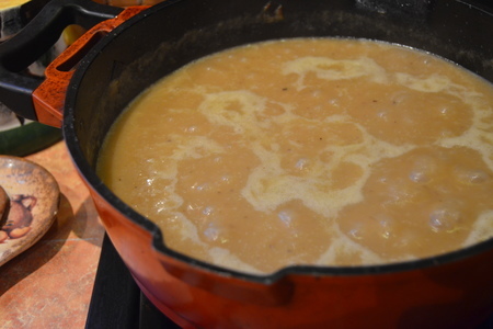 Треска  с рисом басмасти под соусом из карамелизированого лука: шаг 5