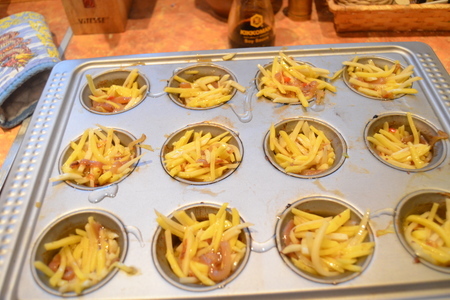 Картофельные мини-кугели с кальмарами: шаг 6