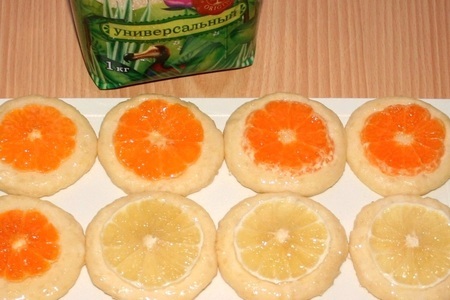 Миндальное печенье с мандаринами и лимоном: шаг 6