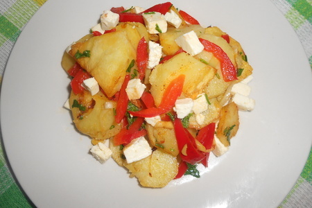 Картофель с брынзой по-гречеки: шаг 6