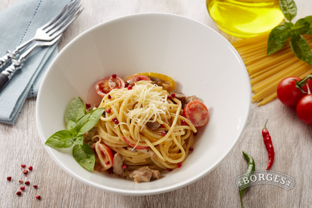 Спагетти с телятиной в сливочно-трюфельном соусе: шаг 5