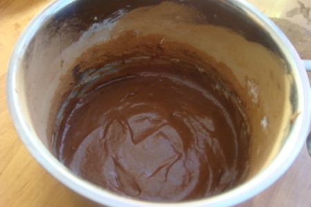 Шоколадные кексы-бомбочки для утреннего кофе.: шаг 5