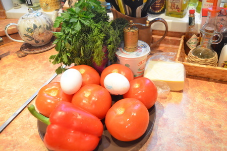 Запеченные фаршированные томаты (фм "кулинарные фантазии"): шаг 1