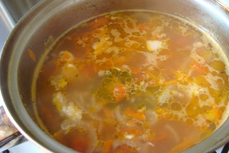 Куриный суп с гречкой: шаг 7