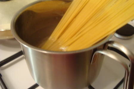 Спагетти "borges" с брюссельской капустой в сливочном соусе.: шаг 2