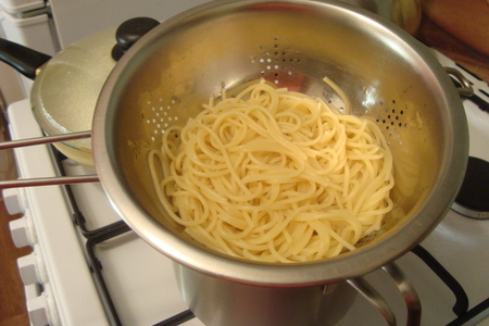 Спагетти "borges" с брюссельской капустой в сливочном соусе.: шаг 3