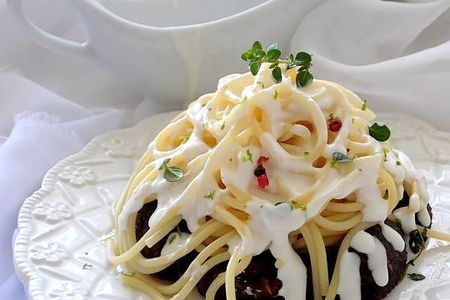 Спагетти со сливочным соусом альфредо и грибами шитаки: шаг 4