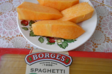 Спагетти borges с тыквенным соусом: шаг 1