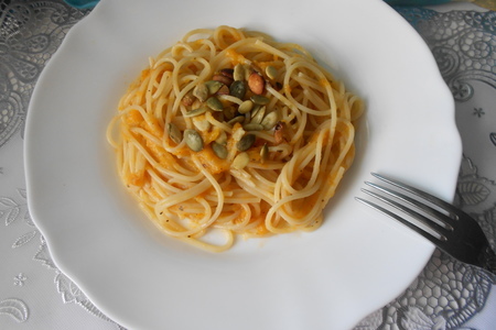 Спагетти borges с тыквенным соусом: шаг 8