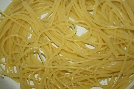 Спагетти аля карбонара с шампиньонами: шаг 8