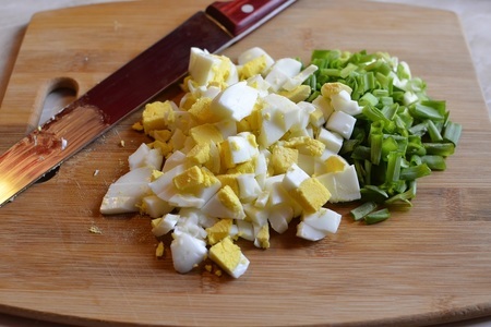 Салат из fusilli , лосося и овощей: шаг 3