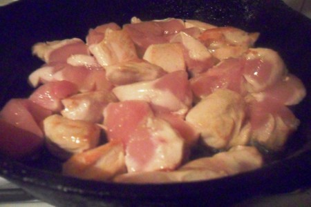 Курица под соусом  pesto за 10 минут: шаг 1