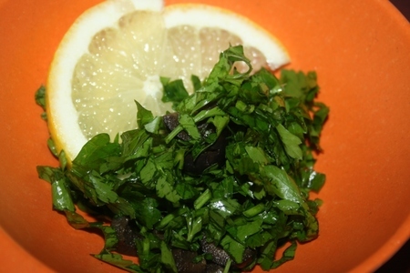 Легкий салат "средиземноморье" с пенне ригате в пармезановой "шубке": шаг 10