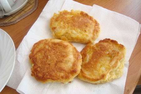 Оладьи сырные с пекинской капустой (завтрак): шаг 7