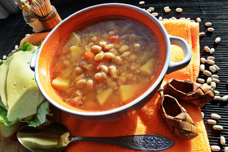 Суп с фасолью и овощами: шаг 8