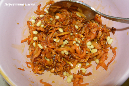 Паста "морковка" с кедровыми орешками : шаг 5