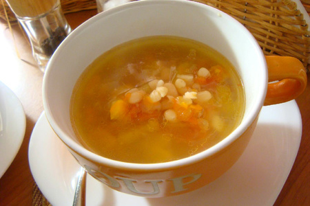 Суп фасолевый с тыквой и овощами.: шаг 6