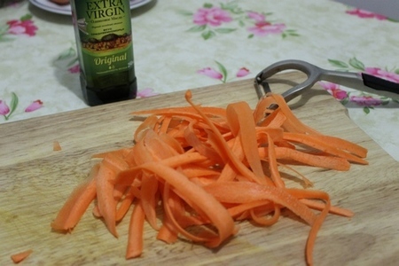 Салат из моркови и чечевицы: шаг 2