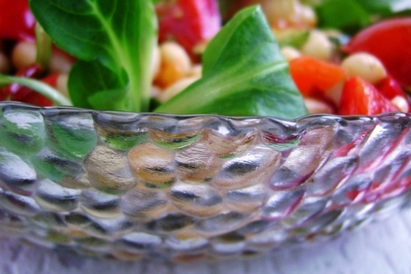 Острый салат из белой фасоли с овощами: шаг 7