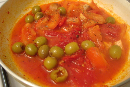 Спагетти с томатами (еда в пост).: шаг 5