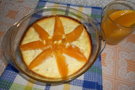 Макаронная запеканка с творогом и консервированным манго: шаг 5