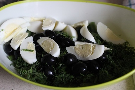 Фасолевый салат в средиземноморском стиле: шаг 5