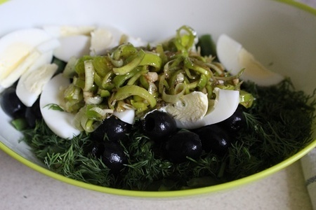 Фасолевый салат в средиземноморском стиле: шаг 8