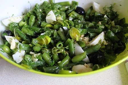 Фасолевый салат в средиземноморском стиле: шаг 9