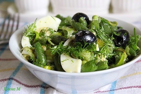 Фасолевый салат в средиземноморском стиле: шаг 10