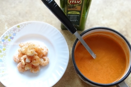 Креветки в морковно-яблочном соусе с чесноком: шаг 4