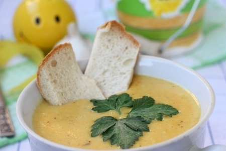Крем-суп из картофеля и печёного чеснока: шаг 7
