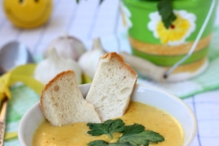 Крем-суп из картофеля и печёного чеснока: шаг 8