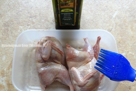 Перепелка, фаршированная овощами и оливками с ароматом шиповника на пару: шаг 2