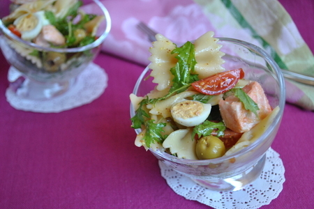 Легкий рыбный салат с оливками: шаг 9