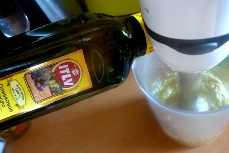 Тапенад (дип) из зелёных оливок: шаг 4