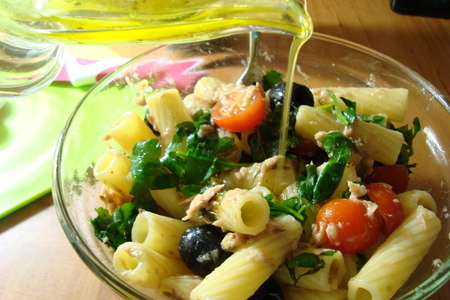 Салат с тунцом и tortiglioni.: шаг 7