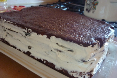 Шоколадно-творожный торт: шаг 5