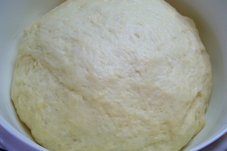 Постный отрывной луковый пирог с белыми грибами на рисовом отваре : шаг 4