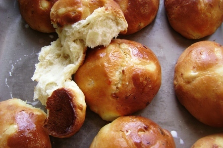Ароматные крестовые булочки ( hot cross buns ) или пасха по-английски.: шаг 3