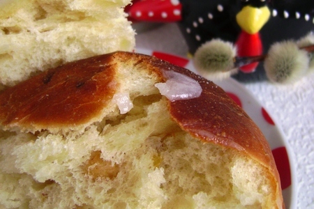 Ароматные крестовые булочки ( hot cross buns ) или пасха по-английски.: шаг 7